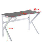 Gaming Desk Computer Desk Home Office Desk Work Table with Cup Holder and Hook PH-496
