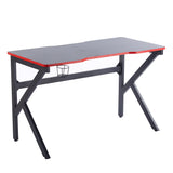 Gaming Desk Computer Desk Home Office Desk Work Table with Cup Holder and Hook PH-496