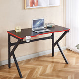 Gaming Desk Computer Desk Home Office Desk Work Table with Cup Holder and Hook PH-496