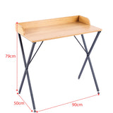 Foldable Teak Wood Computer Desk SD-2086