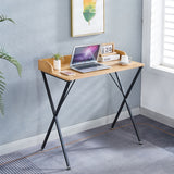 Foldable Teak Wood Computer Desk SD-2086