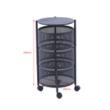 3-5 Tier Round Storage Cart SF-103 SF-104 SF-104-5