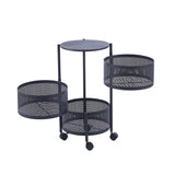 3-5 Tier Round Storage Cart SF-103 SF-104 SF-104-5