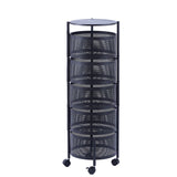 3-5 Tier Round Storage Cart SF-103 SF-104 SF-104-5