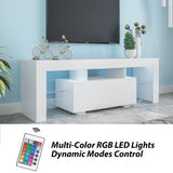 TV Stand Media Console with LED Light & Remote SMT-TS002