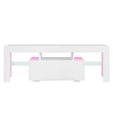 TV Stand Media Console with LED Light & Remote SMT-TS002