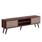 Rustic Modern TV Stand (Caramel) TV-102