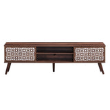Rustic Modern TV Stand (Caramel) TV-102