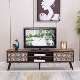 Rustic Modern TV Stand (Caramel) TV-102