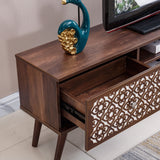 Rustic Modern TV Stand (Caramel) TV-102