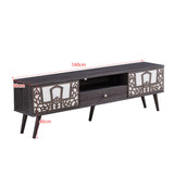 Rustic Mordern TV Stand Grey Wood TV-103