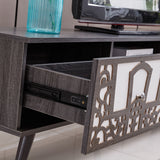 Rustic Mordern TV Stand Grey Wood TV-103