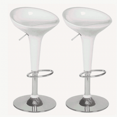 Set of 2 A01 black bar stools for kitchen0