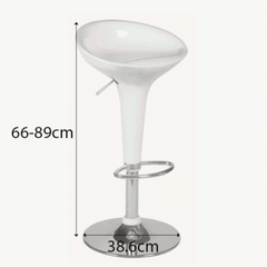 Set of 2 A01 black bar stools for kitchen2