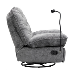 Swivel Rocker Glider Couch with Phone Holder CR-KJ2026