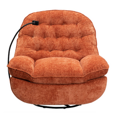 Swivel Rocker Glider Couch with Phone Holder CR-KJ2026