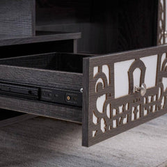 Rustic grey wood coffee table CT-1033