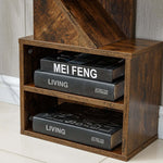 Freestanding Tree Bookshelf with Cabinet showcasing stacked books in a stylish cabinet design.