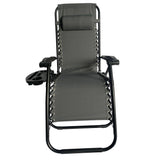Folding Recliner Chair Lounger With Tray - Set Of 2 BSC-012