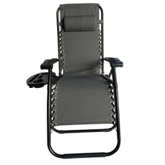 Folding Recliner Chair Lounger With Tray - Set Of 2 BSC-012