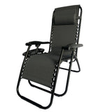 Folding Recliner Chair Lounger With Tray - Set Of 2 BSC-012