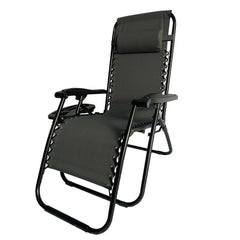 Folding Recliner Chair Lounger With Tray - Set Of 2 BSC-012