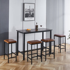 Bar Table Stool Set Home Dining Room Table Chairs KJT-3804