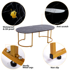 Coffee Table Sofa Side Table CT-CH07 BLACK