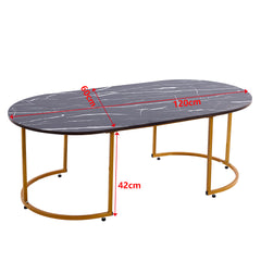 Coffee Table Sofa Side Table CT-CH07 BLACK