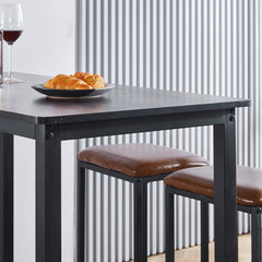 Bar Table Stool Set Home Dining Room Table Chairs KJT-3804