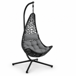 Hammock swing chair F95 with gray cushion on a white background | Artisansa SA