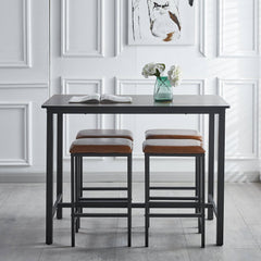Bar Table Stool Set Home Dining Room Table Chairs KJT-3804