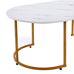 Coffee Table Sofa Side Table CT-CH07 WHITE