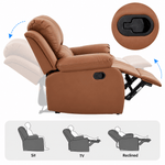 Dakota heated massage recliner lounger chair product detail