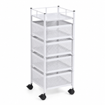 4 Tier Cubic Storage Cart organizer SF-1065