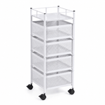4 Tier Cubic Storage Cart organizer SF-1065
