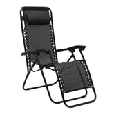 Folding Recliner Chair Lounger With Tray - Set Of 2 BSC-012