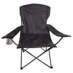Heavy-Duty Folding Camping Chair with Cup Holder & Travel Bag designed for outdoor adventures.