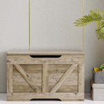 Rustic Wooden Storage Bench SC-JY701 in retro grey, perfect for organizing entryways, living rooms, and bedrooms.