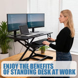 Standing Desk Converter: Sit-to-Stand Adjustable Desk Riser