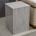 Modern 3-Drawer Nightstand with sleek design and gold handles, ideal for contemporary bedroom storage.