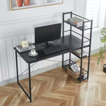 Computer Desk & Student Workstation with 4 Shelves for modern home office setup