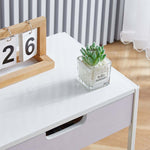 small bedside cabinet with drawer and durable metal construction