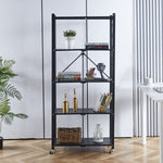 Mobile Kitchen Shelf with 3, 4 & 5 tier storage, ideal for organizing various spaces in your home.