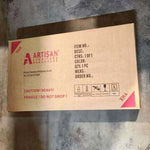 Rattan Flip-Top Shoe Cabinet packaging box with caution warning, delivery and product details visible.