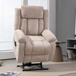 Electric recliner chair KJ-8819 with heated backrest and 8-point vibration massage