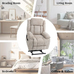Electric massage recliner KJ-8819 with padded seat, backrest and armrests