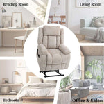 Electric massage recliner KJ-8819 with padded seat, backrest and armrests