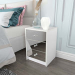 Modern Mirrored Bedside Table with 3 Drawers – product image 9