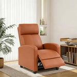 Manual Recliner chair in a cozy living room setting with a modern design and comfortable seating.